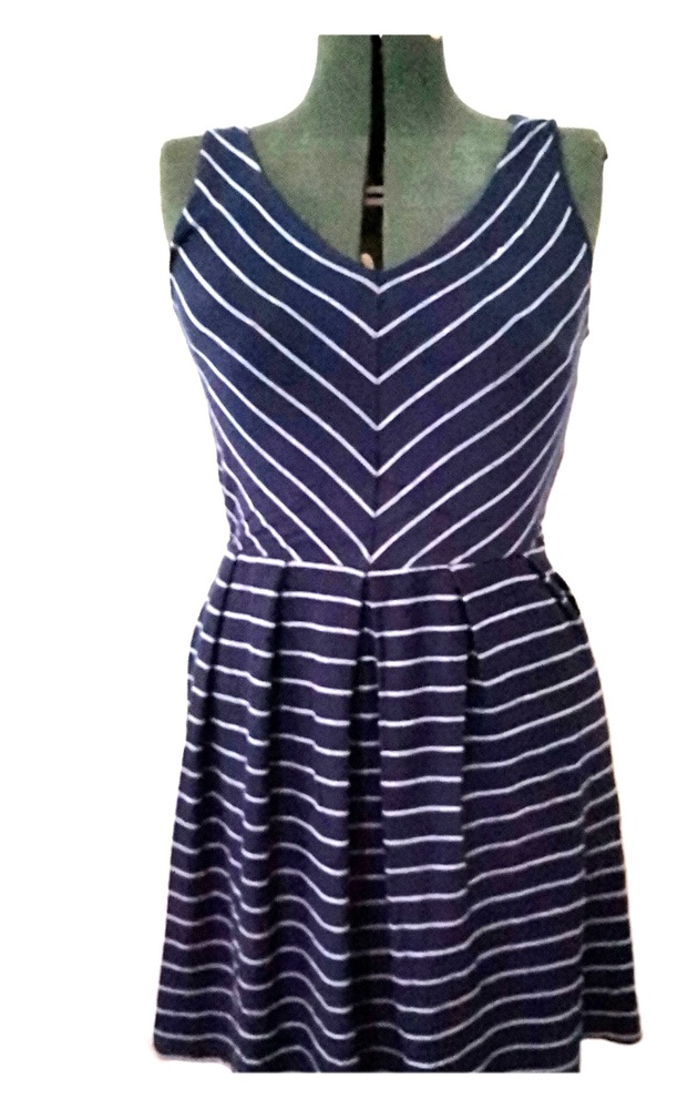 Tart blue striped dress